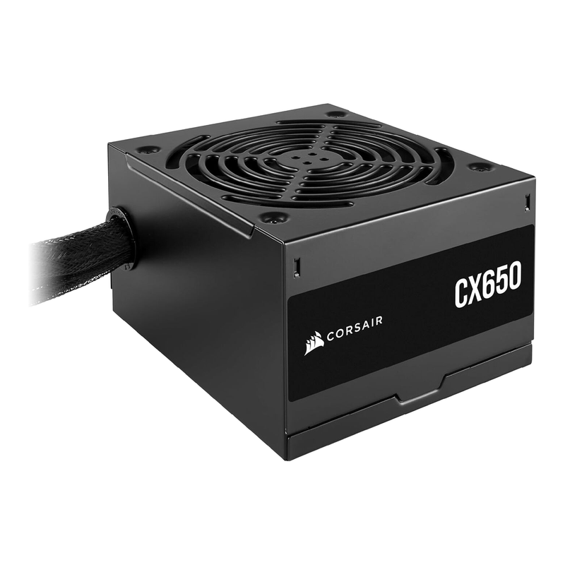 CORSAIR CX650 650 W ATX Netzteil, 80 PLUS Bronze, Geräuscharme Kühlung, Nicht modular, Zuverlässiges Netzteil, Schwarz