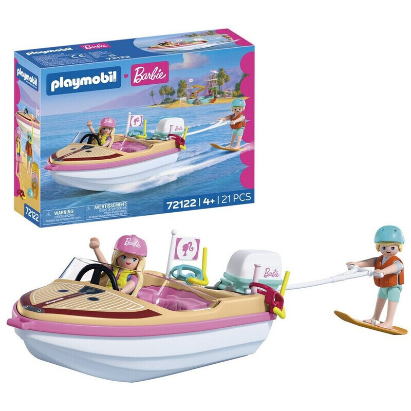 Playmobil 72122 x Barbie Abenteuerboot