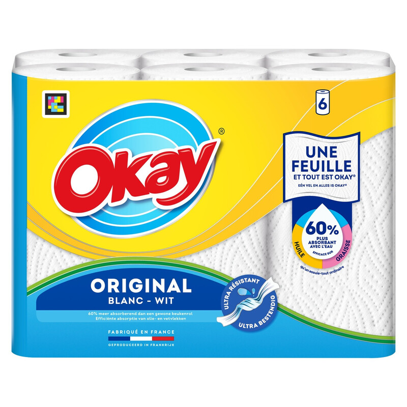 Okay essuie tout le paquet x6 rouleaux - vue 2