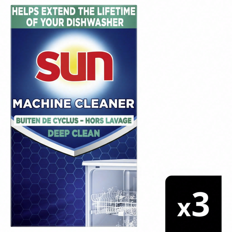 Sun Optimum machinereiniger normaal 3 x 40 g