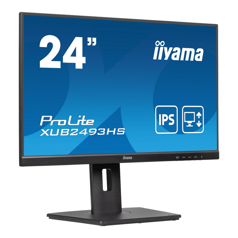 iiyama ProLite 24'' IPS 3-zijdige randloze monitor met in hoogte verstelbare standaard