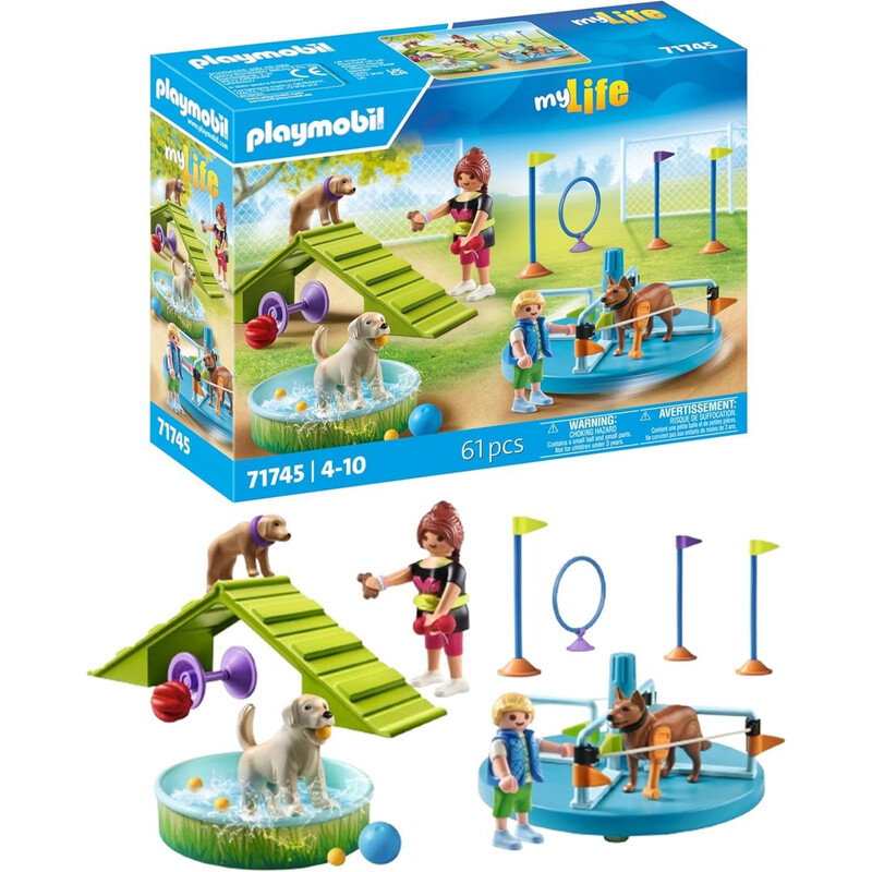 PLAYMOBIL 71745 Hundespielzeug für Kinder ab 4 Jahren