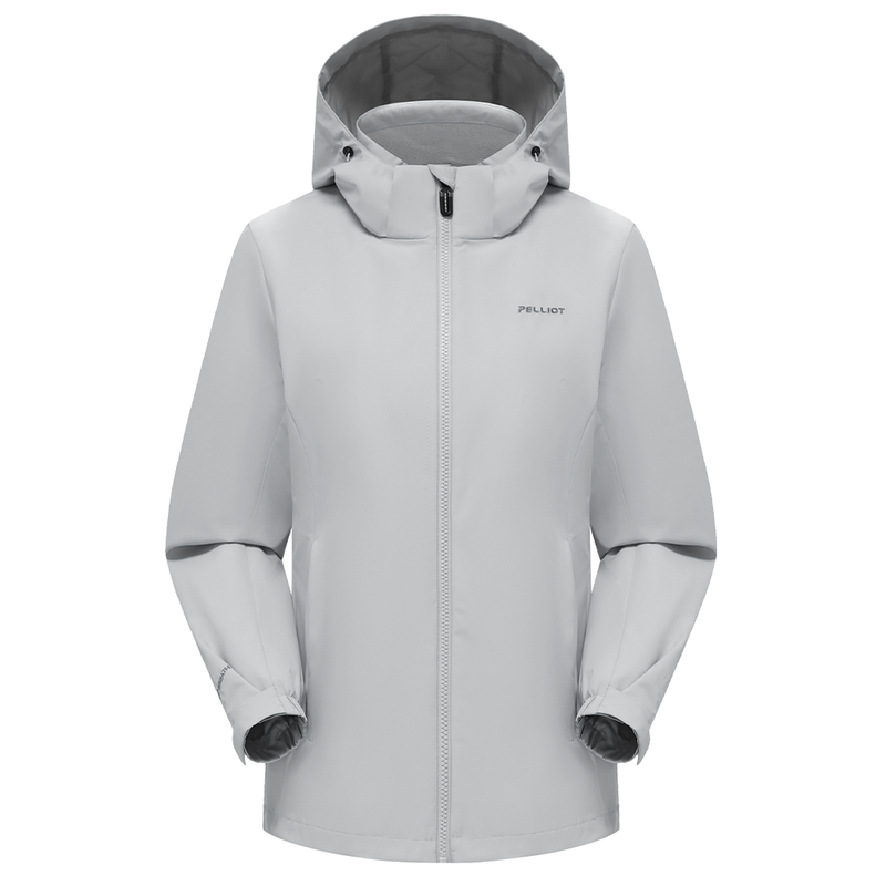 PELLIOT Outdoor Herbst Winddichte Trekkingjacke Damen Hellgrau M