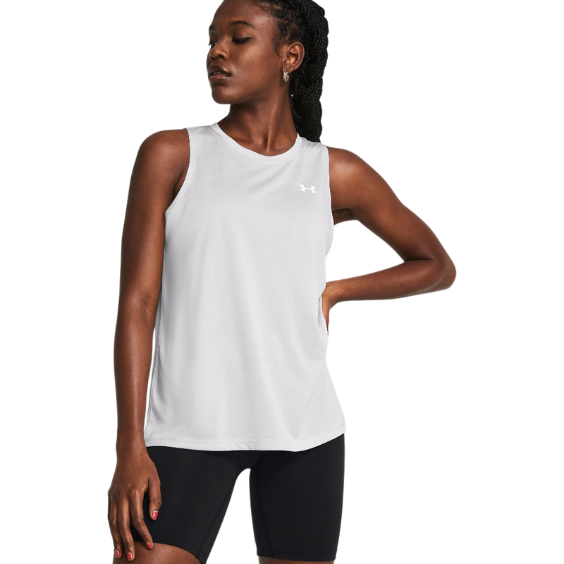 Under Armour Dames Tech Tank Twist Grey Sportstyle Collectie S