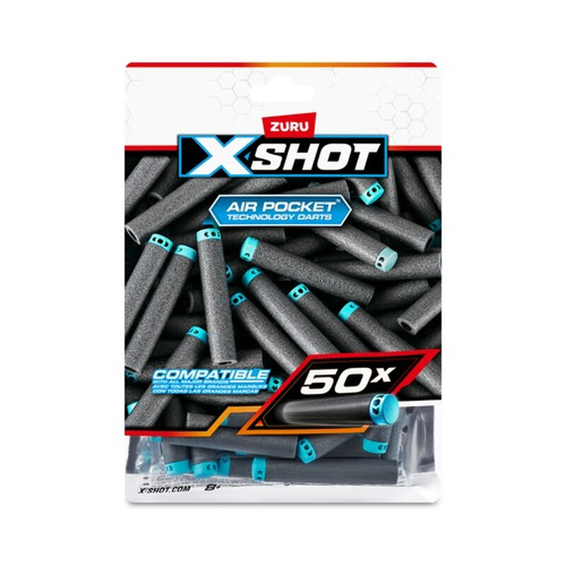 XSHOT Packung mit 50 Darts X-Shot