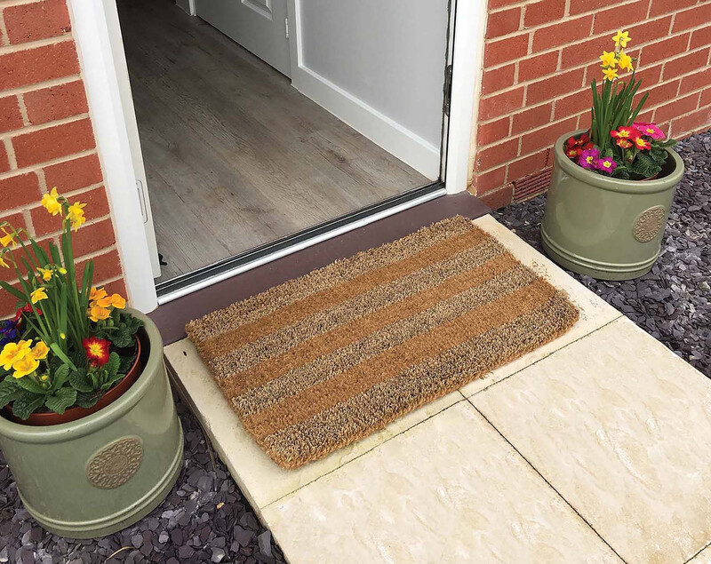 Doormat Dual Scraper Coir 43x73cm