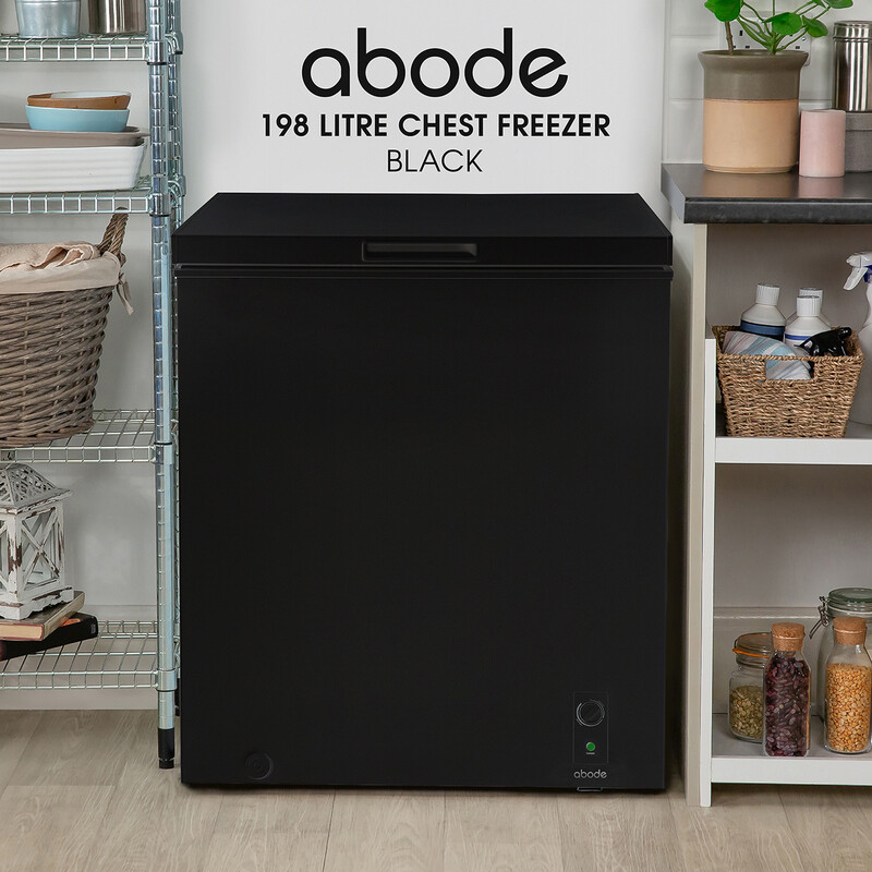 A198CF0E1B 198L Chest Freezer in Black