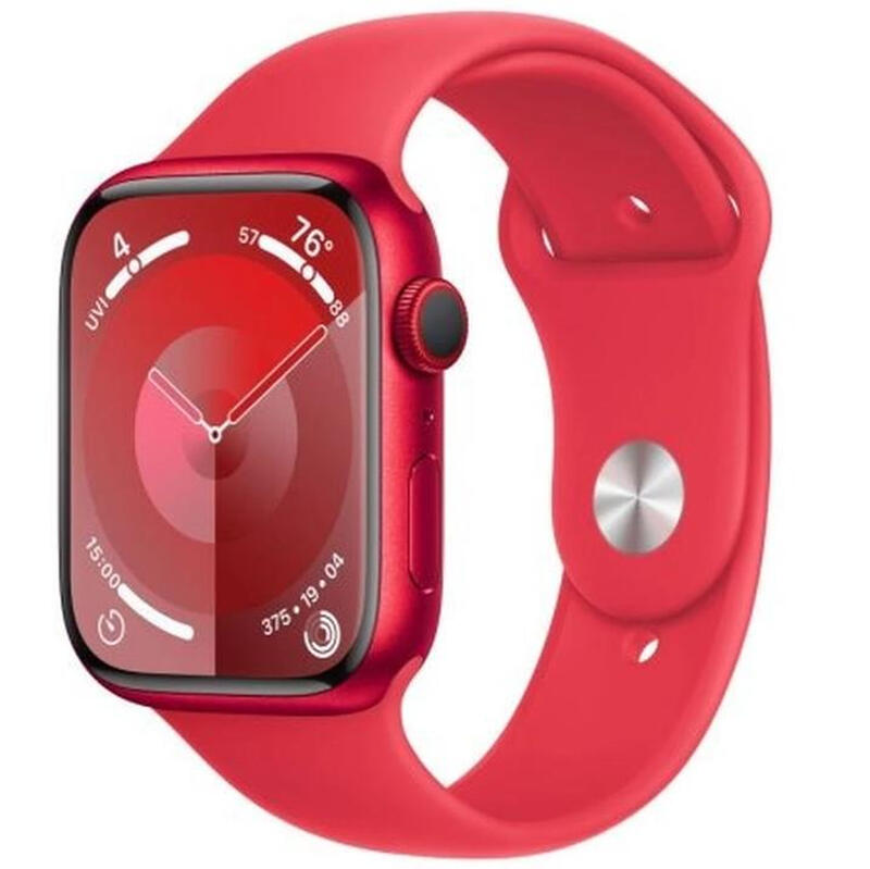 Apple Watch Series 9 GPS + Cellulair 45 mm PRODUCT RED aluminium kast met PRODUCT RED sportband - M/L