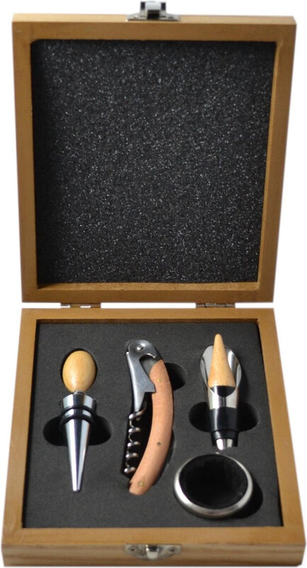 Secret de Gourmet Sommelier Cadeauset - 4-delig, Bruin