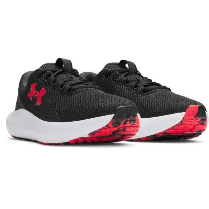 CHARGED SURGE 4 - BLACK/ANTHRACITE/RACERRED- 12