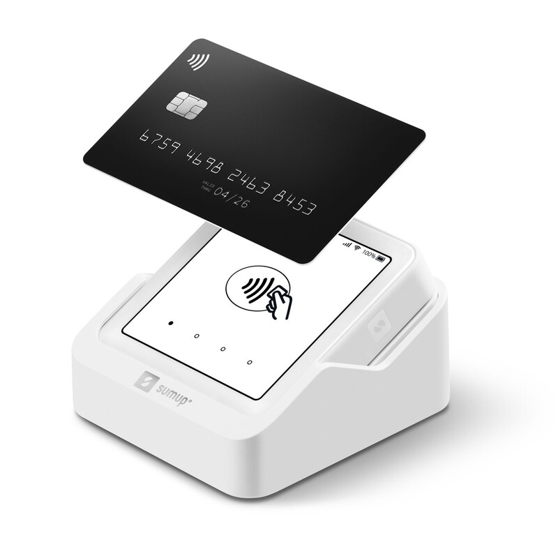 SumUp Solo Mobile-Kartenleser (eigenständiges Terminal, Weiß)