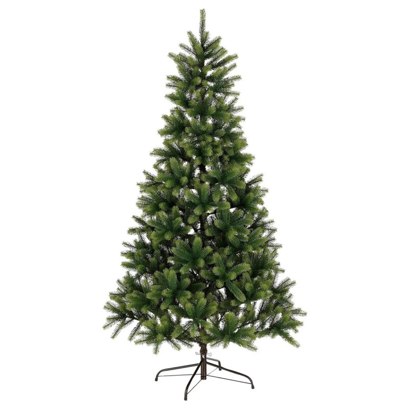 Black Box Trees Nagoya – kerstboom met scharnierconstructie – kunstboom met natuurlijke uitstraling – kerstdecoratie voor binnen en buiten – H 240 x D 138 cm