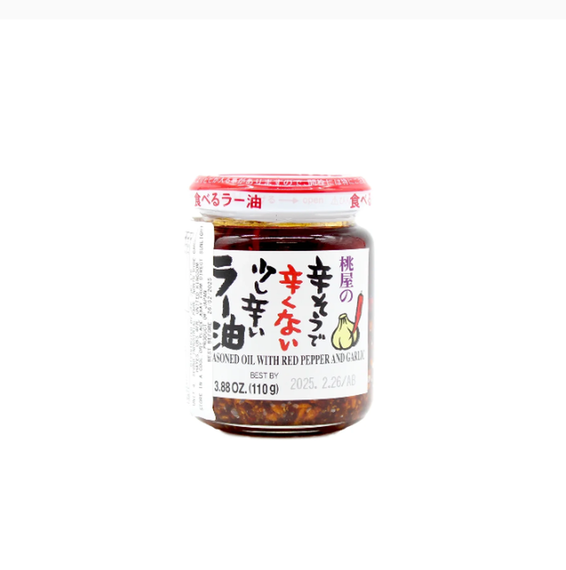 Momoya Taberu La Yu Spicy Chili Oil, 110 gram