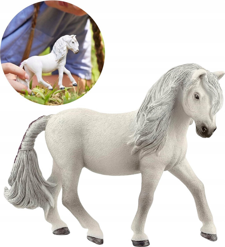 Schleich Horse Club IJslandse pony merrie actiefiguur - Meerkleurig, 15 cm