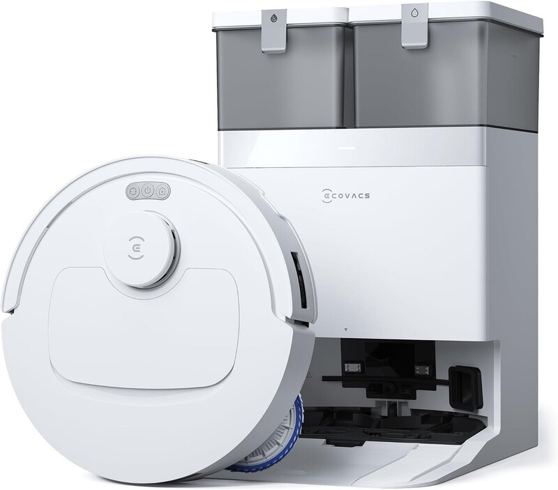 ECOVACS DEEBOT T30C Pro Omni GEN 2 robotstofzuiger met dweilfunctie, 15.400 Pa zuigkracht, automatisch leegstation, drogen met warme lucht, 200 min batterijduur, ideaal voor dierenharen en tapijten (T30C PRO-iteratie)