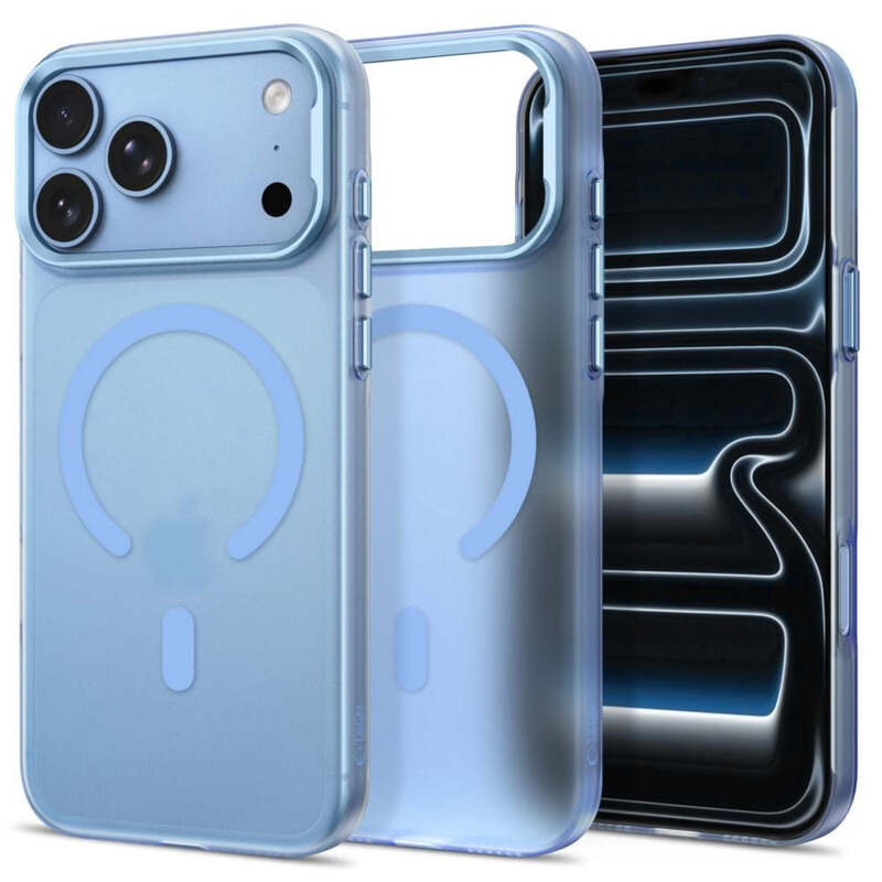 Tech-Protect MagZero MagSafe hoesje voor iPhone 17 Pro / 18 Pro - lichtblauw mat