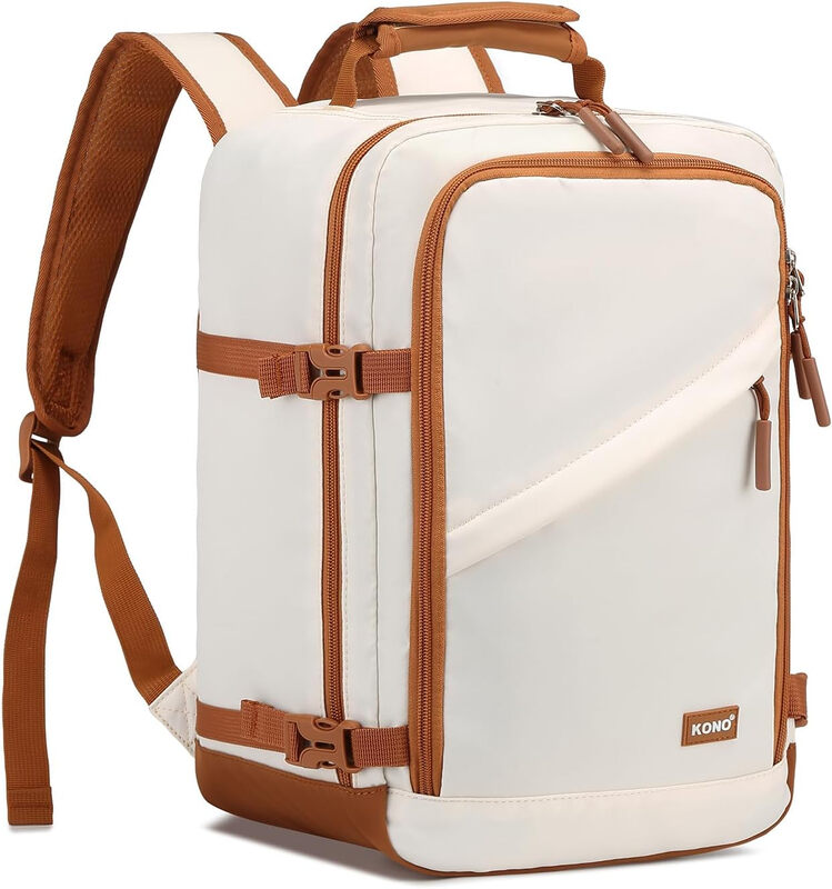 Cabin Bag 40x20x25 for Ryanair Underseat Travel Carry-on Backpack Cabin Size 20L (Bei