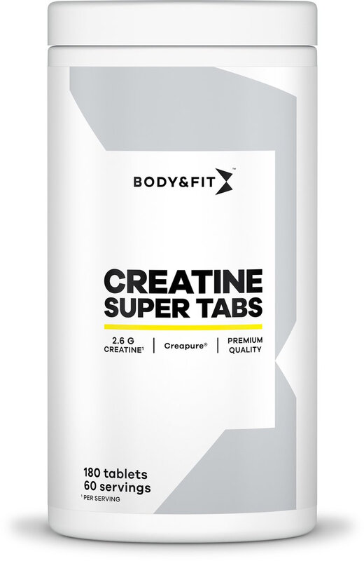 Body&Fit Creatine - Creapure Super Tabs 180 tabletten (60 porties)