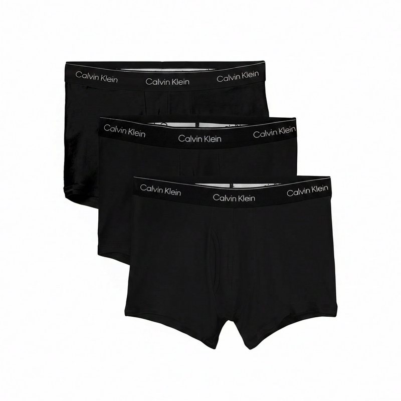 Calvin Klein 3-pack trunks - Icon Cotton Stretch - zwart 2XL