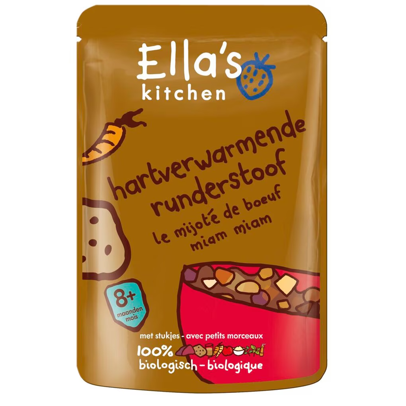 Ella's Kitchen BIO Runderstoof Met Wortel 8 M+ 190 g