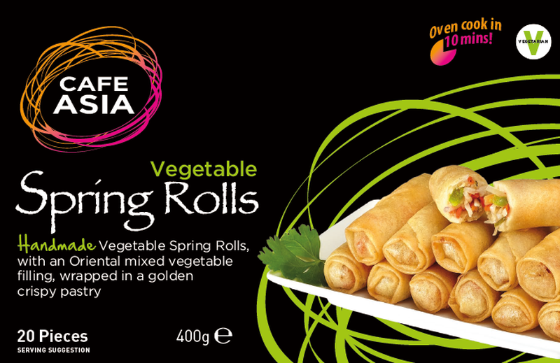 Cafe Asia Vegetable Spring Rolls 400G