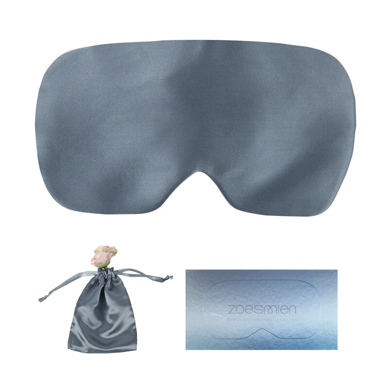 ZSM2321 Sleep Mask, Ultra-Thin Light Blocking Sleep Mask, Mulberry Silk and Polyester