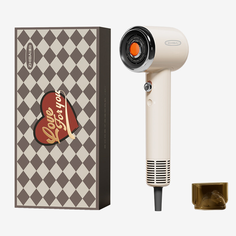 retro high-speed hair dryer for home use, with 250 million positive and negative ions