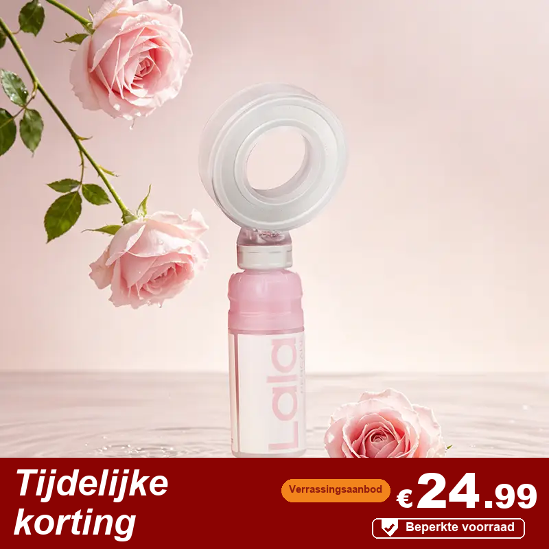 Lalapercare Space Ring Aroma-filterdouchekop met rozenextract – Verhoogt de waterdruk, verwijdert chloor, voedt de huid en geeft een stralende teint en gezond haar