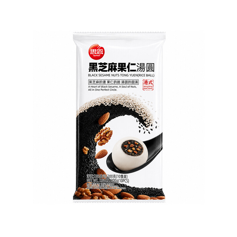 Synear Black Sesame Nuts Rice Ball 200g
