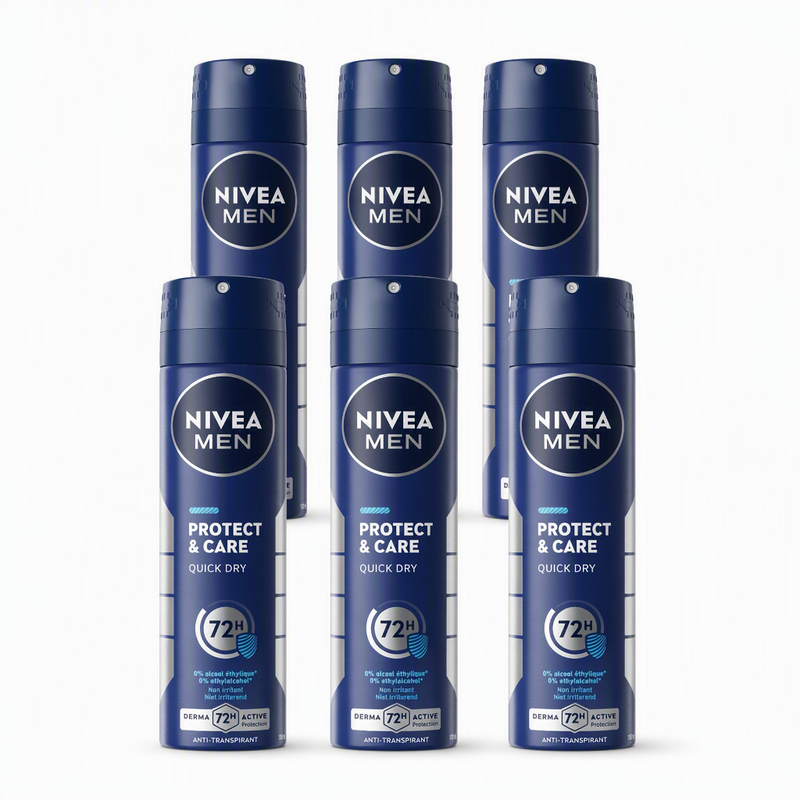 NIVEA Men Deospray - Protect & Care 150 ml (6-Pack)