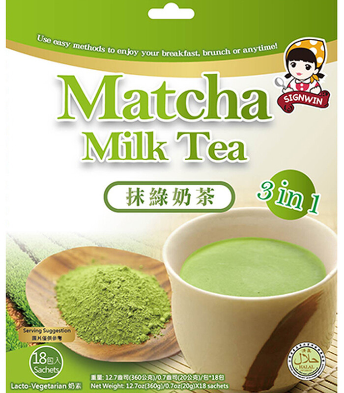 三瀛抹綠奶茶360g