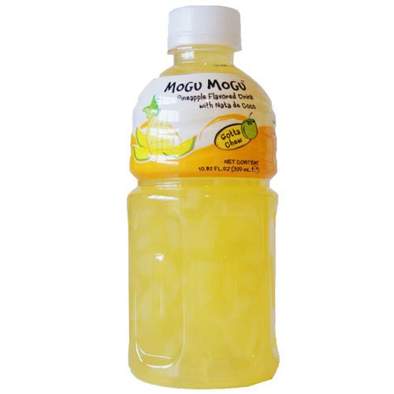 Mogu Mogu Ananasgetränk 320 ml × 24 Flaschen