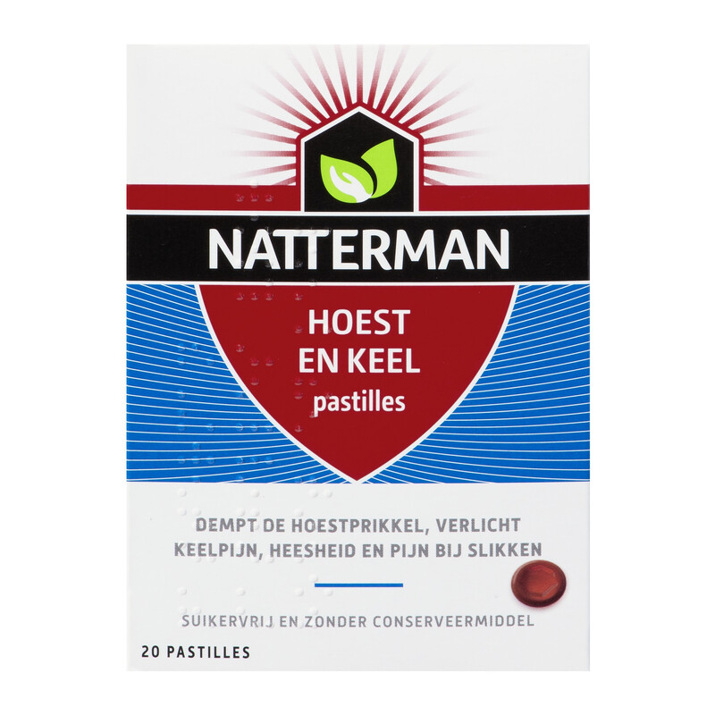 Natterman Hoest en Keel pastilles - 20 stuks