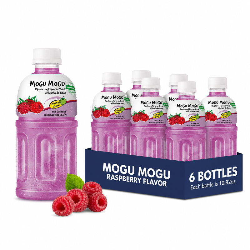 Mogu Mogu Drank framboos MOGUMOGU 320ml×6