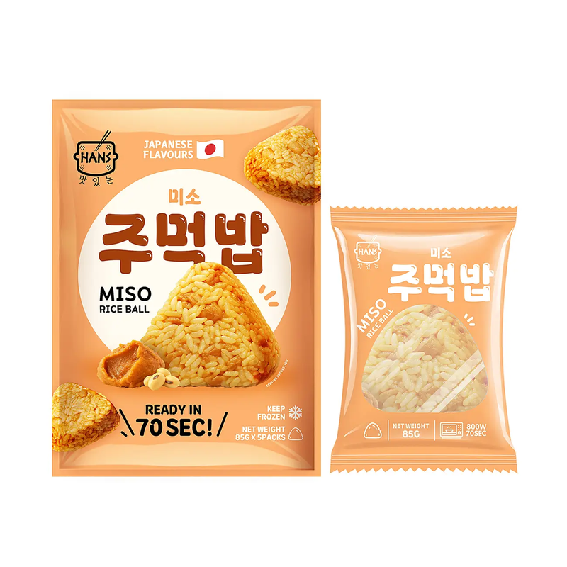 HANSS Miso Hähnchen Reisbällchen 85g*5