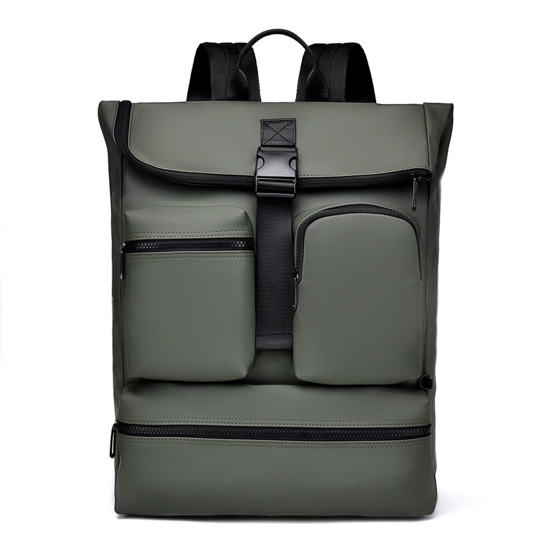Waterafstotende Flip Top 15,6 Inch Business Laptop Rugzak Meerdere Externe Zakken Antidiefstal Rugzak Zak Casual Rugzak Voor Kantoor Dagelijks Reizen