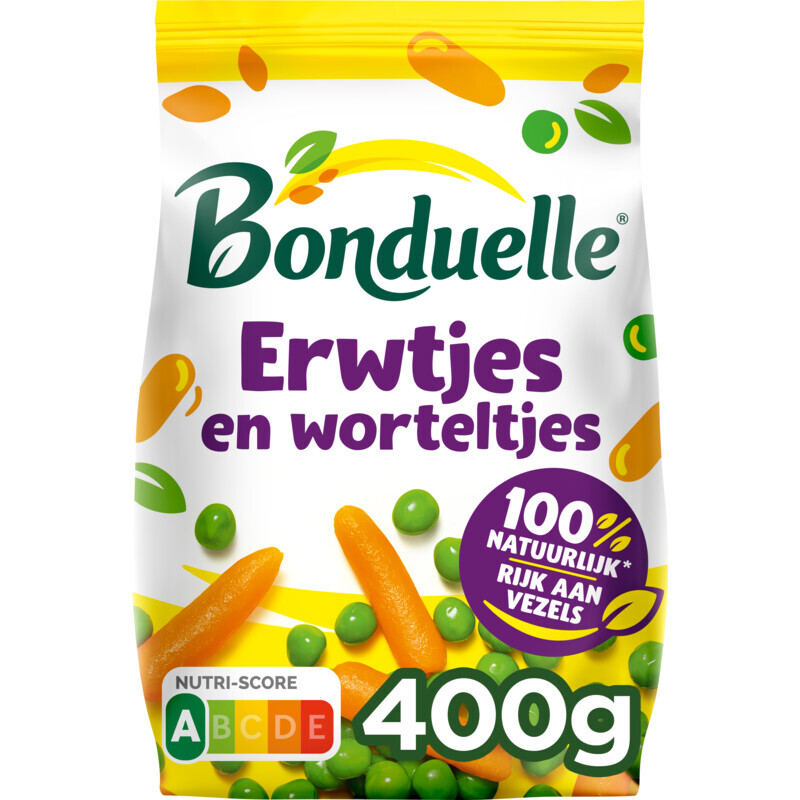 Bonduel Tuinerwten&Wortelen - 400 g