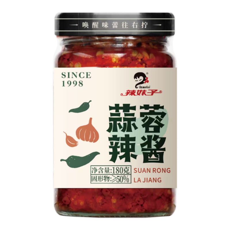 Knoflook-chilisaus (glazen fles) 180 g