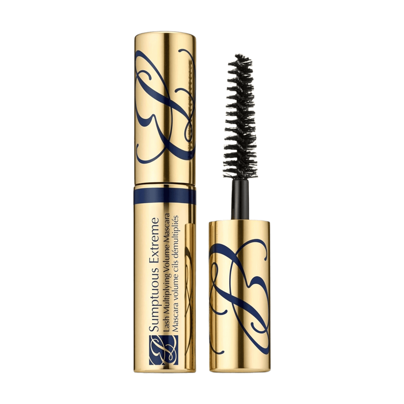 ESTÉE LAUDER Sumptuous Extreme Lash Multiplying Volume Mascara Extreme Black 2,8 ml – Reisegröße schwarze Wimperntusche für extremes Volumen & Länge