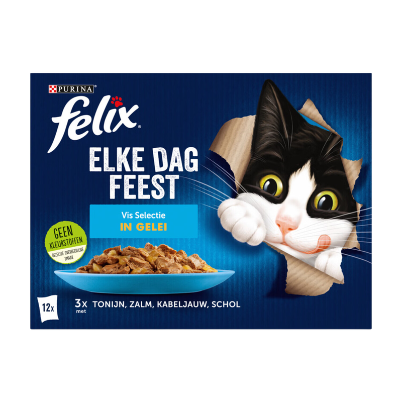 Felix premium kattenvoer vismix 12 x 85 g