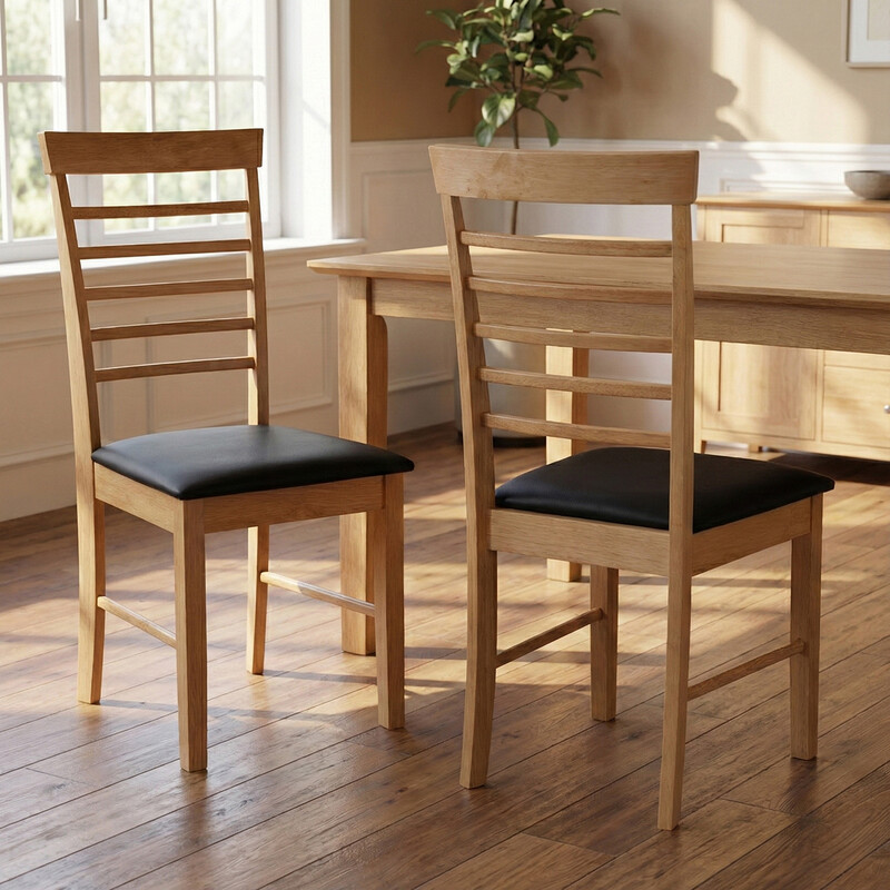 Dining Chairs Hanover Oak 2pcs