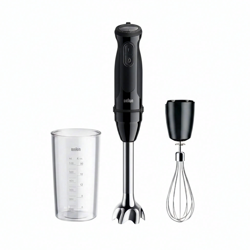 Braun MQ50051M Multiquick staafmixer - 1000 W vermogen - opzetstuk met garde - eenvoudig te reinigen - staafmixer