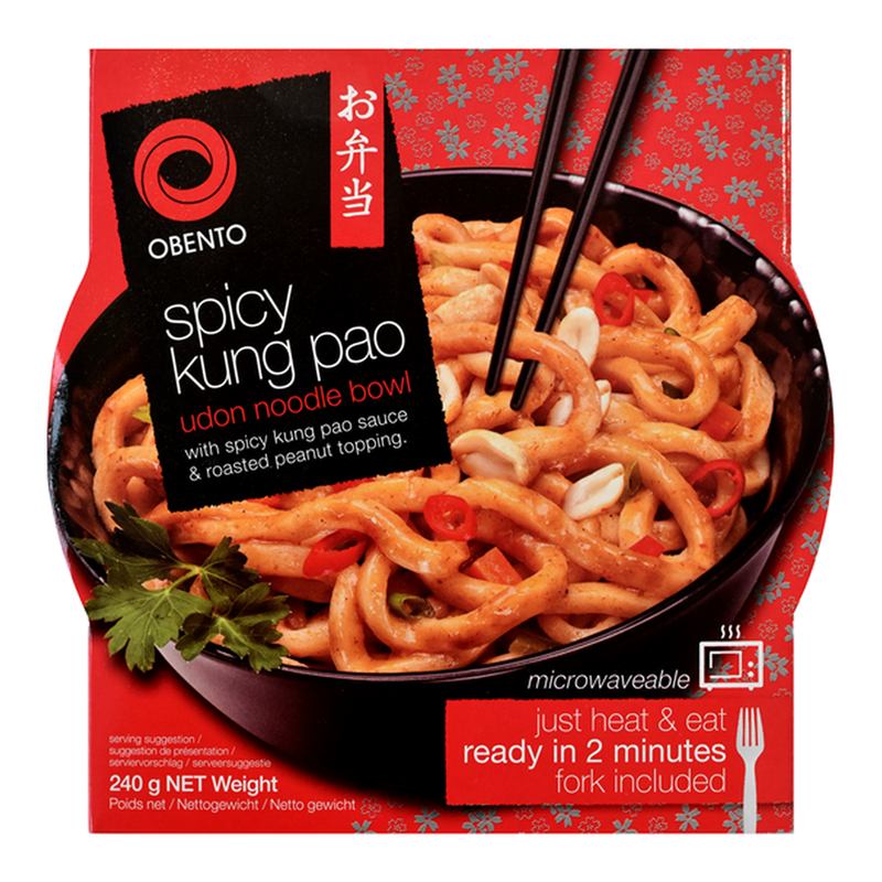 Obento Kung Pao Udon noodle bowl 240 g