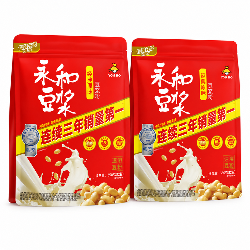 Yon Ho Original-Sojabohnenpulver, 2er-Pack
