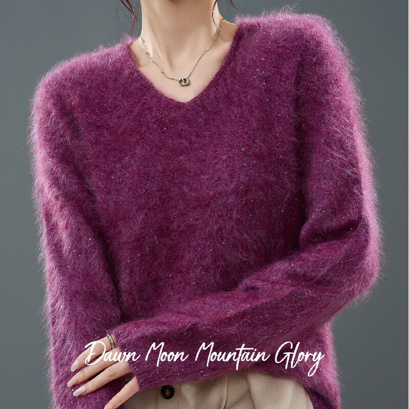 Fleece-Strickjacke mit Glitzer-Perlen 90 % importiertes, feinste Merino-Wolle aus Australien + 5 % Kaschmir + 5 % Maulbeerseide …