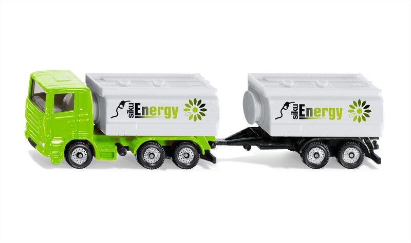 Siku Energie Tankwagen en Trailer - Groen, 152 cm