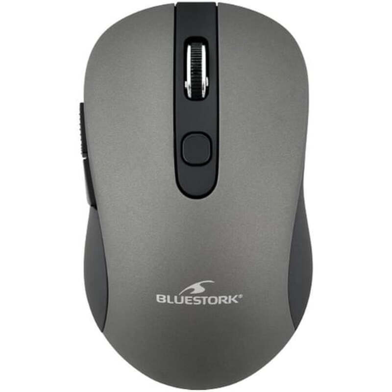 Office Mouse-Wireless- 800/1200/1600 DPI - Metalic Grey - 6 Buttons