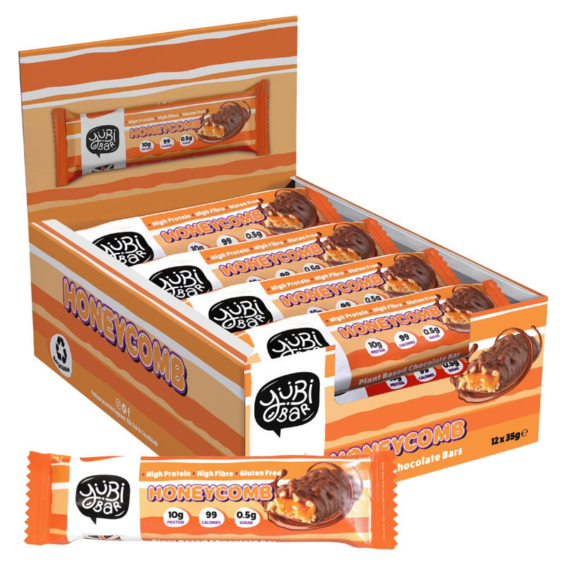 YuBi Protein Bars Honeycomb Flavour Multipack - 12 x 35 g