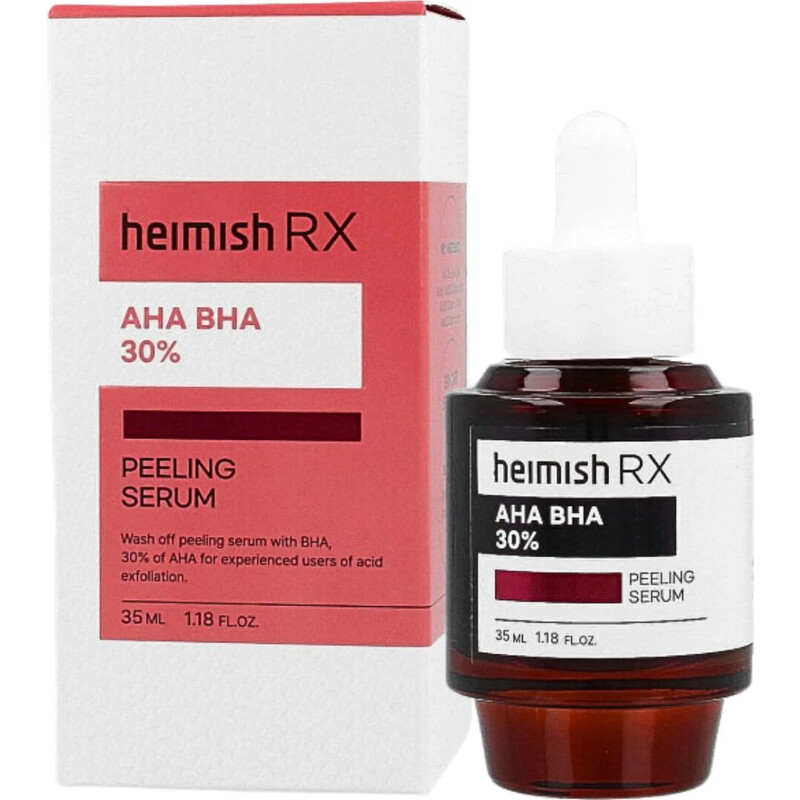 Heimish RX AHA BHA 30% Peeling Serum 35 ml - Peeling-Gesichtsserum mit AHA- und BHA-Säuren