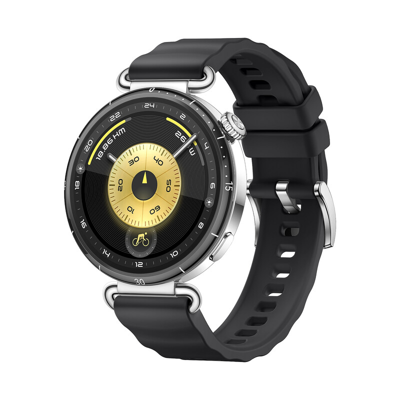 HUAWEI Smart Watch GT6 41 mm mit schwarzem Fluorelastomer-Armband, for alle Ihre Fitness-Tracker-Aktivitäten
